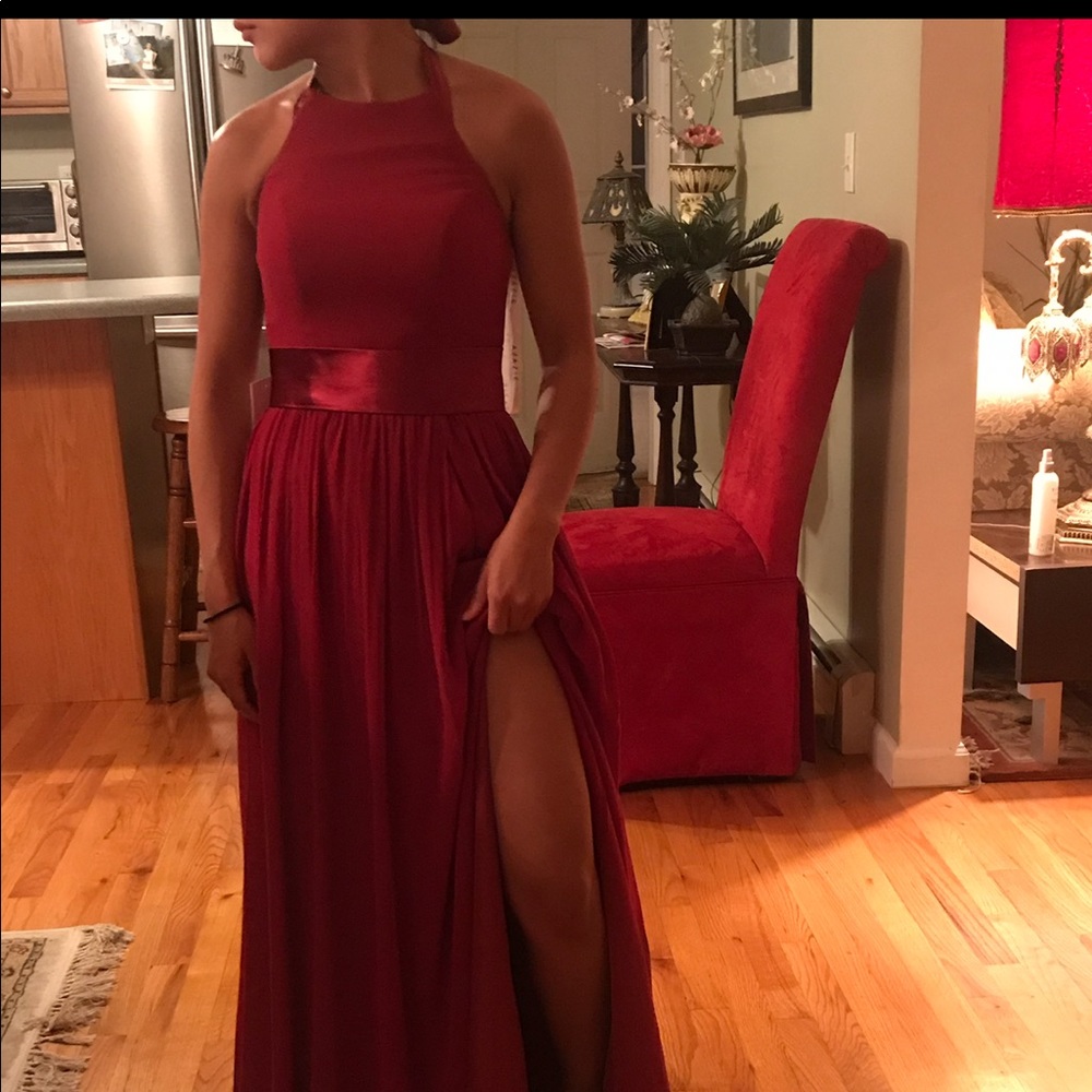 Red dress
